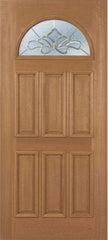 WDMA 42x80 Door (3ft6in by 6ft8in) Exterior Mahogany Jefferson Single Door w/ BO Glass 1