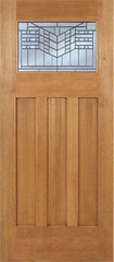 WDMA 42x80 Door (3ft6in by 6ft8in) Exterior Mahogany Biltmore Single Door w/ E Glass 1