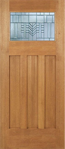 WDMA 42x80 Door (3ft6in by 6ft8in) Exterior Mahogany Biltmore Single Door w/ C Glass 1