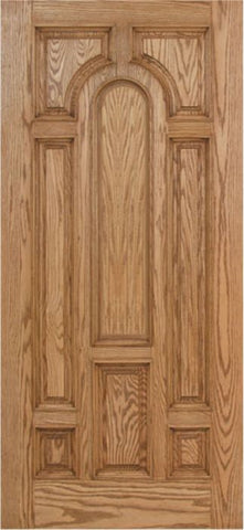 WDMA 42x80 Door (3ft6in by 6ft8in) Exterior Oak Carrick Single Door - 6ft8in Tall 1