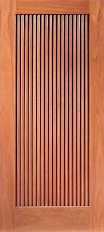 WDMA 42x80 Door (3ft6in by 6ft8in) Exterior Mahogany Single Door Hand Carved One-Panel 1