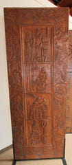WDMA 42x96 Door (3ft6in by 8ft) Exterior Mahogany Italian Style Wine Single Door Hand Carved Door Solid  2