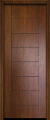 WDMA 42x96 Door (3ft6in by 8ft) Exterior Mahogany 42in x 96in Brentwood Contemporary Door 2