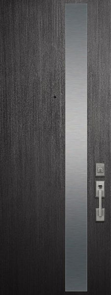 WDMA 42x96 Door (3ft6in by 8ft) Exterior Mahogany 42in x 96in Costa Mesa Steel Contemporary Door 1
