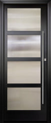 WDMA 42x96 Door (3ft6in by 8ft) Exterior Swing Smooth 42in x 96in 4 Block Right NP-Series Narrow Profile Door 1