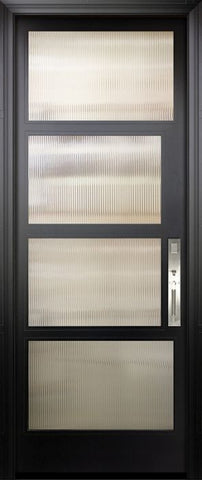 WDMA 42x96 Door (3ft6in by 8ft) Exterior Swing Smooth 42in x 96in 2 Block Right NP-Series Narrow Profile Door 1
