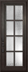 WDMA 42x96 Door (3ft6in by 8ft) Exterior 42in x 96in Minimal Full Lite Single Contemporary Entry Door 1