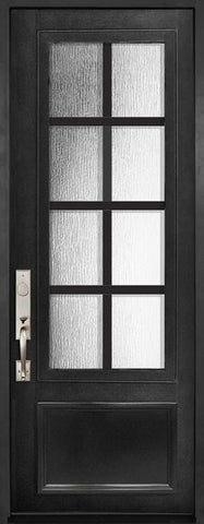WDMA 42x96 Door (3ft6in by 8ft) Exterior 42in x 96in Minimal 3/4 Lite Single Contemporary Entry Door 1