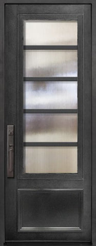 WDMA 42x96 Door (3ft6in by 8ft) Exterior 42in x 96in Urban-5 3/4 Lite Single Contemporary Entry Door 1