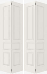 WDMA 44x80 Door (3ft8in by 6ft8in) Interior Barn Smooth 5010 MDF 5 Panel Double Door 2