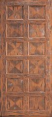 WDMA 48x120 Door (4ft by 10ft) Exterior Mahogany Hand Carved Single Door Sante Fe Style in Solid  1