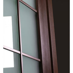 WDMA 48x80 Door (4ft by 6ft8in) Interior Barn Wenge Prefinished Maya 10 Lite Modern Double Door 2