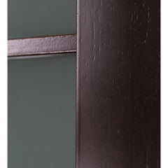 WDMA 48x80 Door (4ft by 6ft8in) Interior Barn Wenge Prefinished 10 Lite French Modern Double Door 6