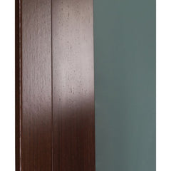 WDMA 48x80 Door (4ft by 6ft8in) Interior Barn Wenge Prefinished 1 Lite French Modern Double Door 3