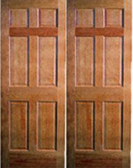 WDMA 48x96 Door (4ft by 8ft) Interior Barn Pine 96in 6 Panel Double Door | 108 1