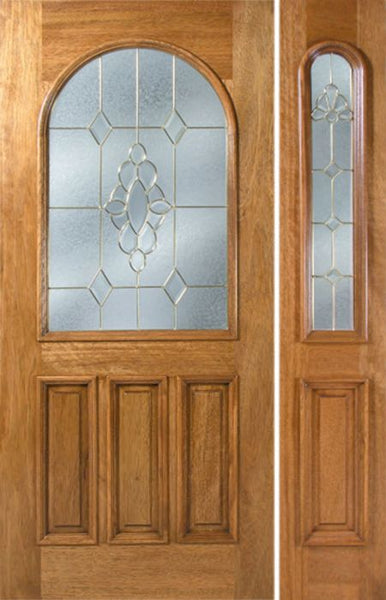 WDMA 50x80 Door (4ft2in by 6ft8in) Exterior Mahogany Jack River Single Door/1side 1