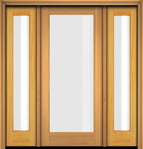 WDMA 52x80 Door (4ft4in by 6ft8in) Patio Fir 80in Full Lite 1 Lite Single Door/2side 1