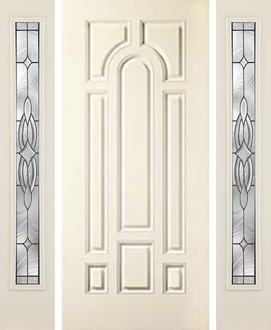 WDMA 52x80 Door (4ft4in by 6ft8in) Exterior Smooth 6 Panel Star Door 2 Sides Wellesley Full Lite 1