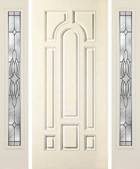 WDMA 52x80 Door (4ft4in by 6ft8in) Exterior Smooth 6 Panel Star Door 2 Sides Wellesley Full Lite 1