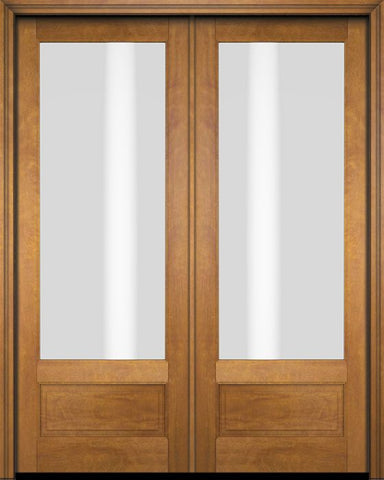 WDMA 52x96 Door (4ft4in by 8ft) Patio Swing Mahogany 3/4 Lite Exterior or Interior Double Door 1