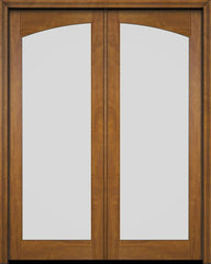 WDMA 52x96 Door (4ft4in by 8ft) Patio Swing Mahogany Double Full Arch Lite Exterior or Interior Door 2