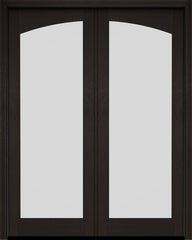 WDMA 52x96 Door (4ft4in by 8ft) Patio Swing Mahogany Double Full Arch Lite Exterior or Interior Door 3