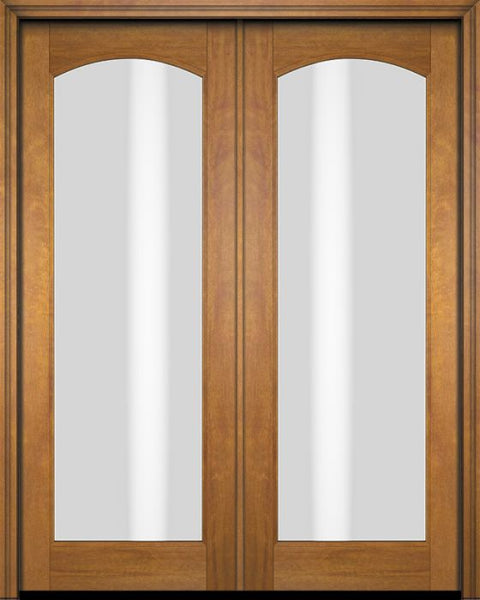 WDMA 52x96 Door (4ft4in by 8ft) Patio Swing Mahogany Full Arch Lite Exterior or Interior Double Door 1