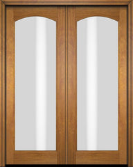 WDMA 52x96 Door (4ft4in by 8ft) Patio Swing Mahogany Full Arch Lite Exterior or Interior Double Door 1