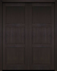WDMA 52x96 Door (4ft4in by 8ft) Exterior Barn Mahogany 3 Raised Panel Solid or Interior Double Door 2