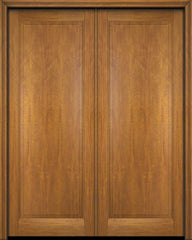 WDMA 52x96 Door (4ft4in by 8ft) Interior Swing Mahogany Full Raised Panel Solid Exterior or Double Door 1
