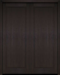 WDMA 52x96 Door (4ft4in by 8ft) Interior Swing Mahogany Full Raised Panel Solid Exterior or Double Door 2