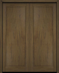 WDMA 52x96 Door (4ft4in by 8ft) Interior Swing Mahogany Full Raised Panel Solid Exterior or Double Door 3