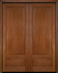 WDMA 52x96 Door (4ft4in by 8ft) Exterior Barn Mahogany 3/4 Raised Panel Solid or Interior Double Door 5