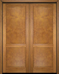 WDMA 52x96 Door (4ft4in by 8ft) Interior Swing Mahogany 2 Raised Panel Solid Exterior or Double Door 1