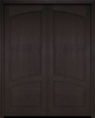 WDMA 52x96 Door (4ft4in by 8ft) Interior Swing Mahogany 2/3 Arch Raised Panel Solid Exterior or Double Door 3