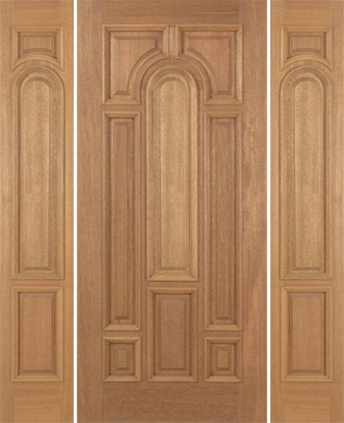 WDMA 54x80 Door (4ft6in by 6ft8in) Exterior Mahogany Revis Single Door/2side Plain Panel - 6ft8in Tall 1