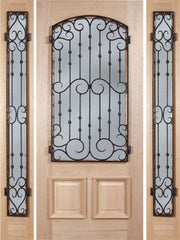 WDMA 54x80 Door (4ft6in by 6ft8in) Exterior Teak Bellasara Mahogany Single Door/2side 1