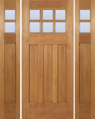 WDMA 54x80 Door (4ft6in by 6ft8in) Exterior Mahogany Randall Single Door/2side w/ DB Glass 1