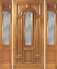 WDMA 54x80 Door (4ft6in by 6ft8in) Exterior Mahogany Ironbark Single Door/2side w/ OL Glass 1
