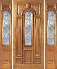 WDMA 54x80 Door (4ft6in by 6ft8in) Exterior Mahogany Ironbark Single Door/2side w/ L Glass 1