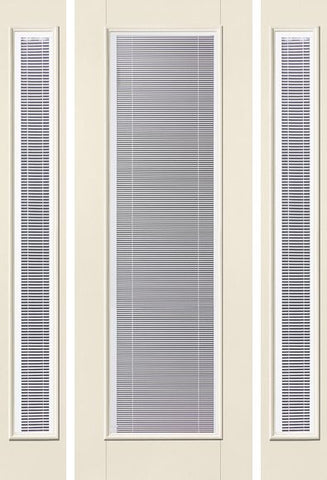 WDMA 54x96 Door (4ft6in by 8ft) French Smooth Raise/Tilt 8ft Full Lite W/ Stile Lines Star Door 2 Sides 1