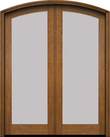 WDMA 60x78 Door (5ft by 6ft6in) Exterior Swing Mahogany Full Arch Lite Arch Top Double Entry Door 1