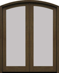 WDMA 60x78 Door (5ft by 6ft6in) Exterior Swing Mahogany Full Arch Lite Arch Top Double Entry Door 3