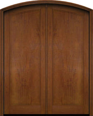 WDMA 60x78 Door (5ft by 6ft6in) Exterior Barn Mahogany Full Arch Panel Arch Top Double Entry Door 4