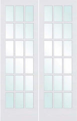 WDMA 60x96 Door (5ft by 8ft) Interior Swing Smooth 96in Primed French Double Door | 1518 1