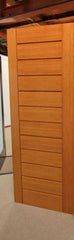 WDMA 60x96 Door (5ft by 8ft) Interior Barn Bamboo BM-2 Metro Flush Panel Grooved Panel Modern Double Door 4