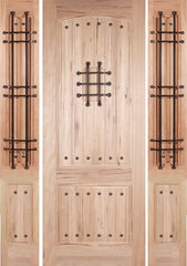 WDMA 60x96 Door (5ft by 8ft) Exterior Walnut Rustica II Single Door/2side 1