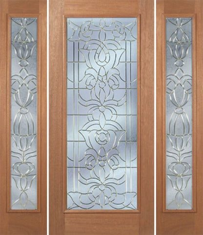 WDMA 64x80 Door (5ft4in by 6ft8in) Exterior Mahogany Edwards Single Door/2side w/ U Glass - 6ft8in Tall 1