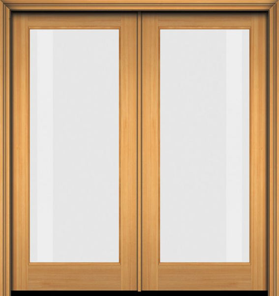 WDMA 72x84 Door (6ft by 7ft) Patio Fir 84in Full Lite 1 Lite Double Door 1
