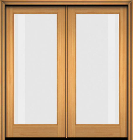 WDMA 72x84 Door (6ft by 7ft) Patio Fir 84in Full Lite 1 Lite Double Door 1